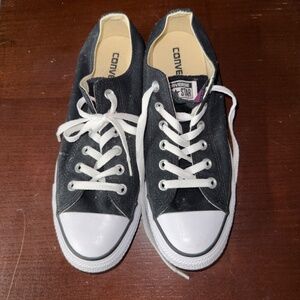 Converse Chuck Taylor All Star Slip On Sneakers Shoes Low Top Women Black Size 9